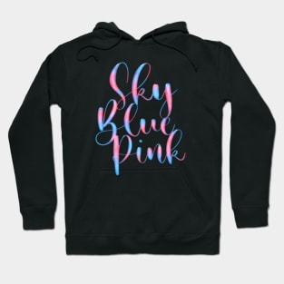 Sky Blue Pink Hoodie